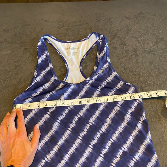 Inner Spirit Tye Dye Blue Tank Top Size L - Picture 7 of 7